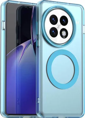 Produktbild von Magnetisch Hülle für OnePlus 13, Schlank Durchscheinend Matt Stoßfest Handyhülle Blau