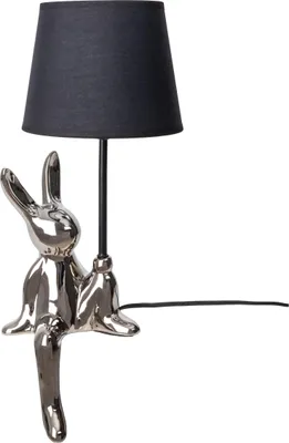 Produktbild von Näve Leuchten Tischleuchte HELGE mit E14 Tischleuchte HELGE mit E14 Tischleuchten - Tischleuchte "HELGE" D: 18 cm gold, Tischlampe im Modern Style, aus Keramik in gold, 45 cm hoch, Ø 18 cm, E14-Fassung – Schnurschalter