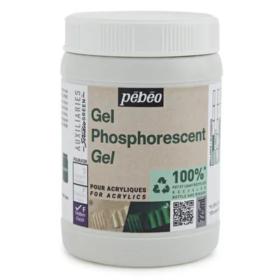 Produktbild von Pebeo Studio Green Phosphoreszierendes Gel 225 ml