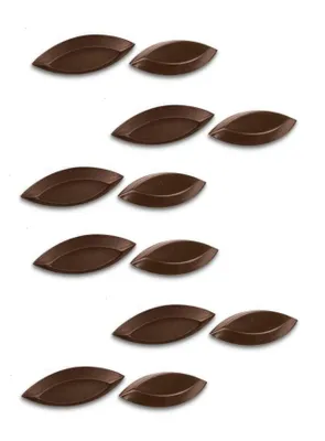 Produktbild von 12 x Backform Schiffchen glatt Antihaftbeschichtet für Desserts-Petit Fours-Mürbeteig-Tartes-Minikuchen-Eisschiffchen- Pudding 60mm Gastro Qualität