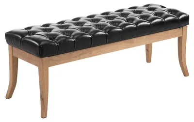 Obrázek produktu pro Lavice Ramses 120, nohy antik světlé - Černá