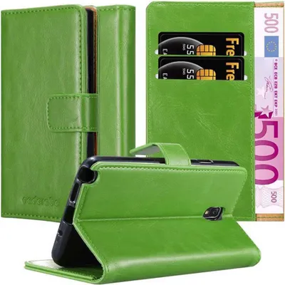 Obrázek produktu pro Cadorabo pouzdro pro Samsung Galaxy NOTE 3 NEO Protective Case in Green Kryt na mobilní telefon Pouzdro typu kniha Pouzdro Luxury