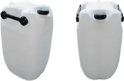 Produktbild von 2 x 60 Liter Kanister Wasserkanister Camping & Outdoor natur 3 Griffe (2x60 Knn 3G)