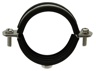 Obrázek produktu pro Dvoudílná šroubová svorka, závit M8/M10, svorka 87-92 mm pro montáž na potrubí