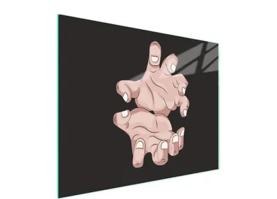 Obrázek produktu pro Skleněná krájecí deska 52x40 rukou