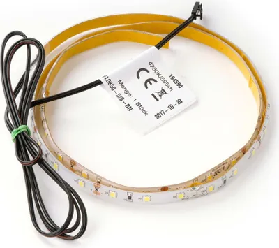 Produktbild von FACKELMANN LED ConturaLight Waschtisch / Maße: ca. 110 cm breit / batteriebetriebene LED- unter Waschtisch / austauschbares LED-Band / inklusive Bewegungsmelder mit Batterien