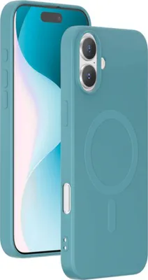 Immagine prodotto di BigBen, custodia protettiva per iPhone 16 Plus con MagSafe, verde