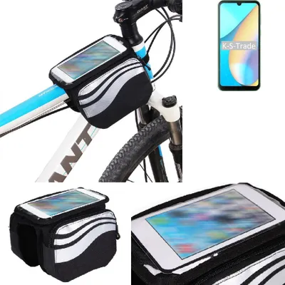 Produktbild von K-S-Trade Rahmentasche Fahrrad-Halterung kompatibel mit Blackview OSCAL C20 Rahmenhalterung Fahrrad Handyhalterung Fahrradtasche Handy Smartphone