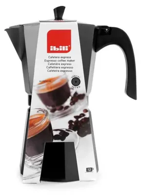 Immagine prodotto di Macchina da caffè Ibili Express italiana da 6 tazze, argento  Argento, taglia unica