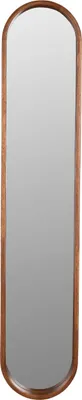 Produktbild von Housecraft Living Nyko Spiegel/ Wandspiegel Oval 120x24 cm Holz Braun
