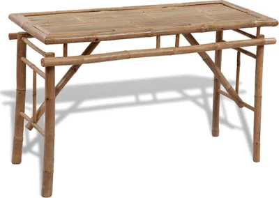 Produktbild von vidaXL Biertisch mit 2 Bänken 100 cm Bambus