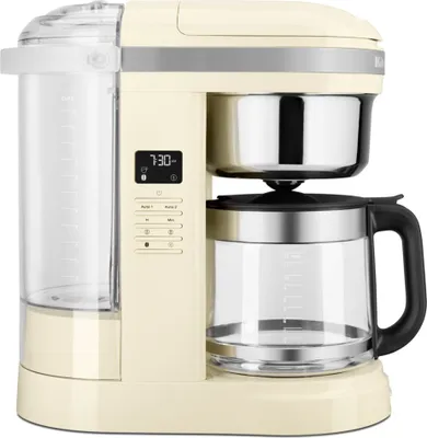 Zdjęcie produktu dla KitchenAid 5KCM1209EAC, Przelewowy ekspres do kawy, 1,7 l, Kawa mielona, 1100 W, Kremowy