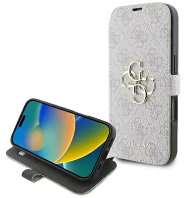 Image de Guess 4G Metal Logo Case pour Iphone 16 Plus - Rose
