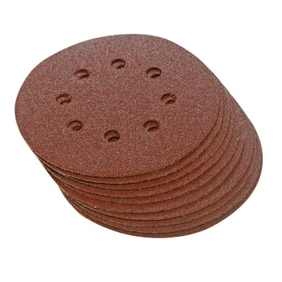 Produktbild von 10 x Klettschleifscheiben gelocht 125 mm K60