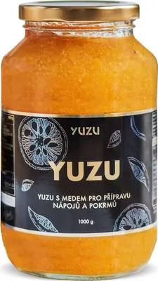 Produktbild von Yuzu nápojový koncentrát s kousky yuzu, s vitaminem C, 1000 g