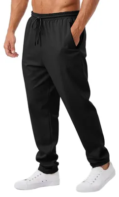 Immagine prodotto di Pantaloni da jogging da uomo, modello regular fit, con tasche con zip