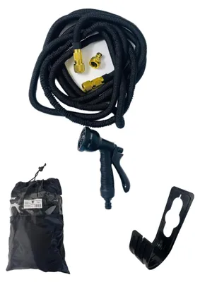 Produktbild von Flexibel Gartenschlauch Wasserschlauch Schlauch 15m incl. Adapter 1/2"auf 3/4²