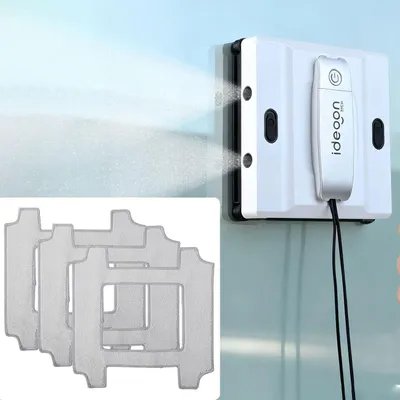 Produktbild von 3er-Set Mikrofaser-Reinigungs- und -Polier-Pad für Fensterputz-Roboter CH10859 - Ersatzpads für streifenfreie Ergebnisse