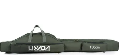 Obrázek produktu pro 150 cm, taška na rybaření, skládací pouzdro na pruty a navijáky, vybavení na rybaření, sada nástrojů, přepravní taška, cestovní taška, úložná taška, organizér