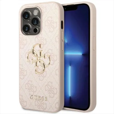 Produktbild von Guess 4G Big Metal Logo - iPhone 15 Pro Case (pink)