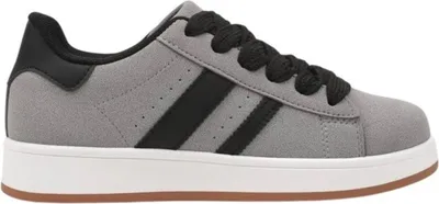 Produktbild von Damen Sneaker Schnürung Sportschuhe Kunstleder Sportschuhe Grendy Grau Gr.37