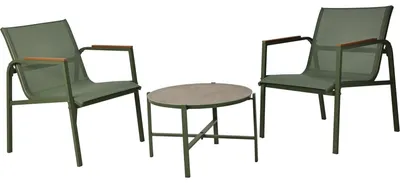 Produktbild von Gartenmöbel-Set, 2 Sessel und Couchtisch