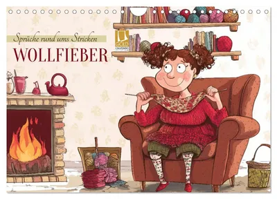 Produktbild von Kalender 2027 · Britische Version · Wollfieber (Wandkalender 2027 12" × 8" Querformat), CALVENDO 12-Monats-Wandkalender