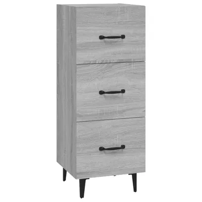 Produktbild von Sideboard Grau Sonoma 34,5x34x90 cm Holzwerkstoff