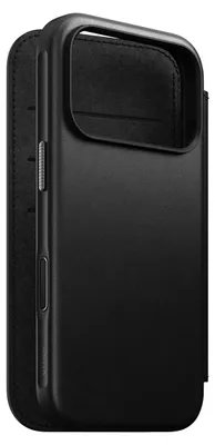 Image de Coque Nomad Flip Cover en Cuir iPhone 17 Pro Noire