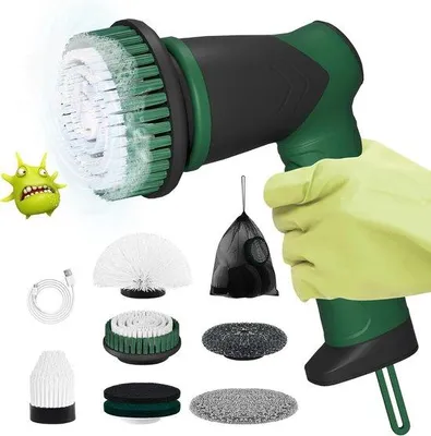 Obrázek produktu pro Elektrický čisticí kartáč – 2 v 1 – Elektrický kartáč na podlahy