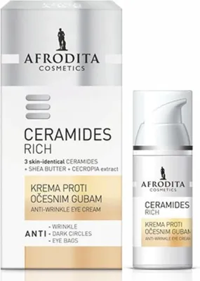 Image de Crème riche anti-rides pour les yeux Afrodita Ceramides