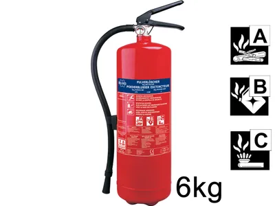 Produktbild von Feuerlöscher elro Pulver 6kg | 1 Stück