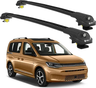Obrázok produktu pre TURTLE STREŠNÝ NOSIČ AIR-1 VOLKSWAGEN CADDY ALL 2020 - 2024 , Čierna