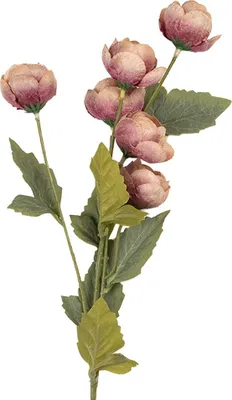 Image de Clayre & Eef fleur artificielle 10x10x63 cm Rose plastique