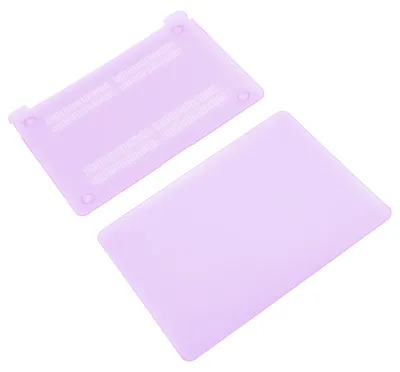 Obrázok produktu pre Ochranné puzdro na notebook MacBook – tenké, ľahké puzdro s matným kryštálovým povrchom pre notebook MacBook Air 13,3 palca, fialové