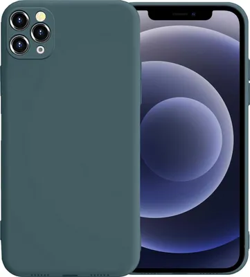 Produktbild von Apple iPhone 12 Pro Max Round Edge TPU Case DunkelgrÃ1/4n