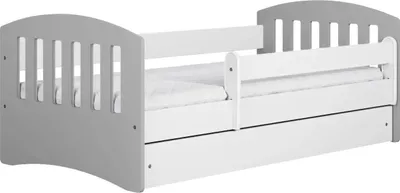 Zdjęcie produktu dla Łóżko dziecięce CLASSIC 1 MIX 160x80 szare