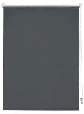 Thermo-Rollgardine, Klemmbefestigung, Anthrazit, 90 x 150 cm