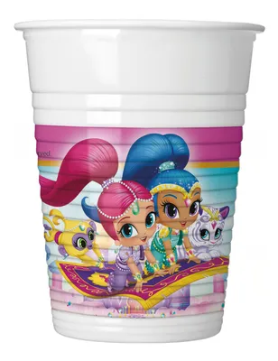 Produktbild von Shimmer and Shine Plastikbecher 200ml 8St.