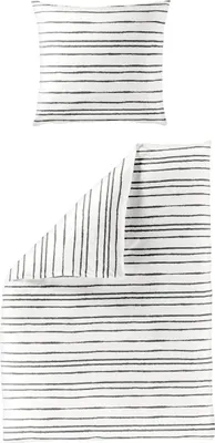 Produktbild von BIERBAUM Bettwäsche Renforcé weiss BL 135x200 cm weiß Bettbezug
