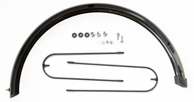Produktbild von Yedoo Mudguard Black 12" Hinten Fahrrad-Schutzblech