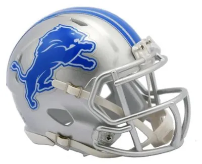 Image de Mini casque de football Riddell - NFL Speed Detroit Lions 2024