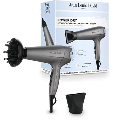 Produktbild von Haartrockner – – Power Dry – Diffusor – 3 Temperaturstufen – 2400 W – Grau