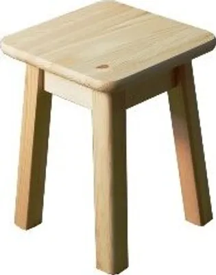 Produktbild von Hocker Massivholz