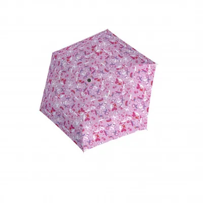 Produktbild von Knirps Taschenregenschirm Regenschirm U.200 Ultra Light Duomatic Embracing Love rosa