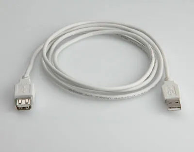 Zdjęcie produktu dla VALUE USB 2.0 Cable, Type A, 3.0 m, 3 m, USB A, USB A, Męska/Żeńska, 0,48 Gbit/s, Biały