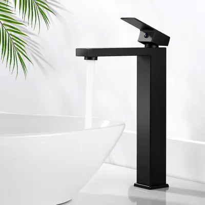 Produktbild von Waschtischarmatur 295 mm, Edelstahl SUS304, eckig, für Badezimmer