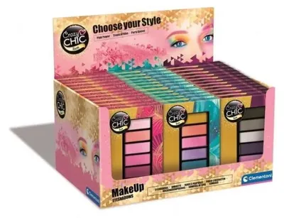 Image de Crazy Chic. Palette d'ombres à paupières assorties - Clementoni