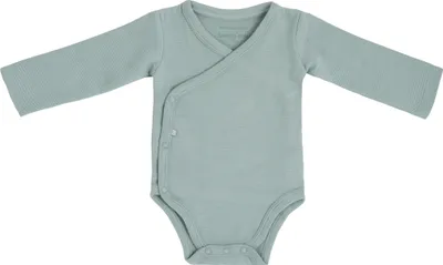 Produktbild von Baby's Only Baby Body langen Ärmeln Pure - Dusty Green - 68 - 100% Baumwolle