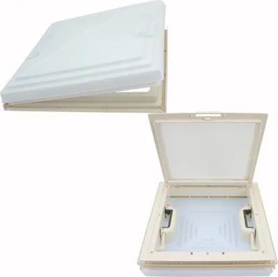 Zdjęcie produktu dla MPK 42 Wyłaz dachowy Okno dachowe Maska dachowa 40 x 40 cm Przyczepa kempingowa Przyczepa kempingowa